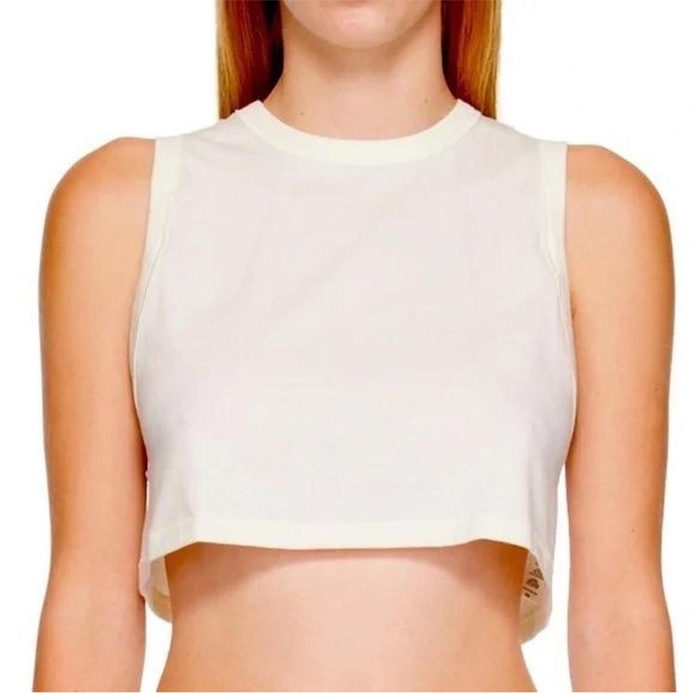 Skims Super Cropped Tank Top Set - Black, Green, Gray, White Size Large - Picture 4 of 4